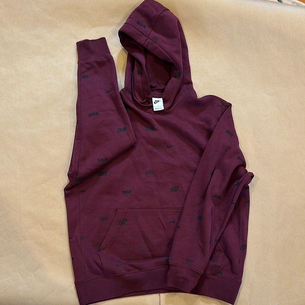 Nike Burgundy Hoodie